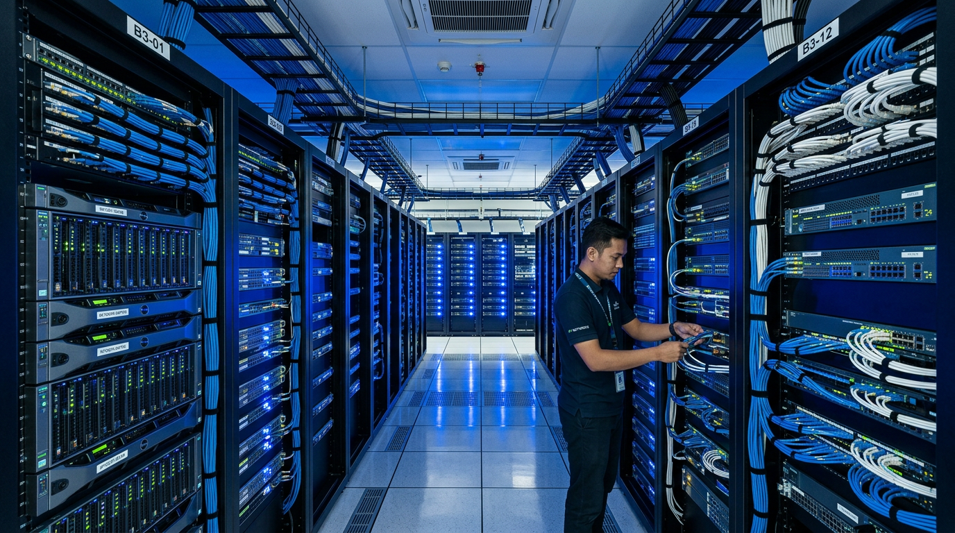 Pusat Data — Persekitaran WinBox Perusahaan
