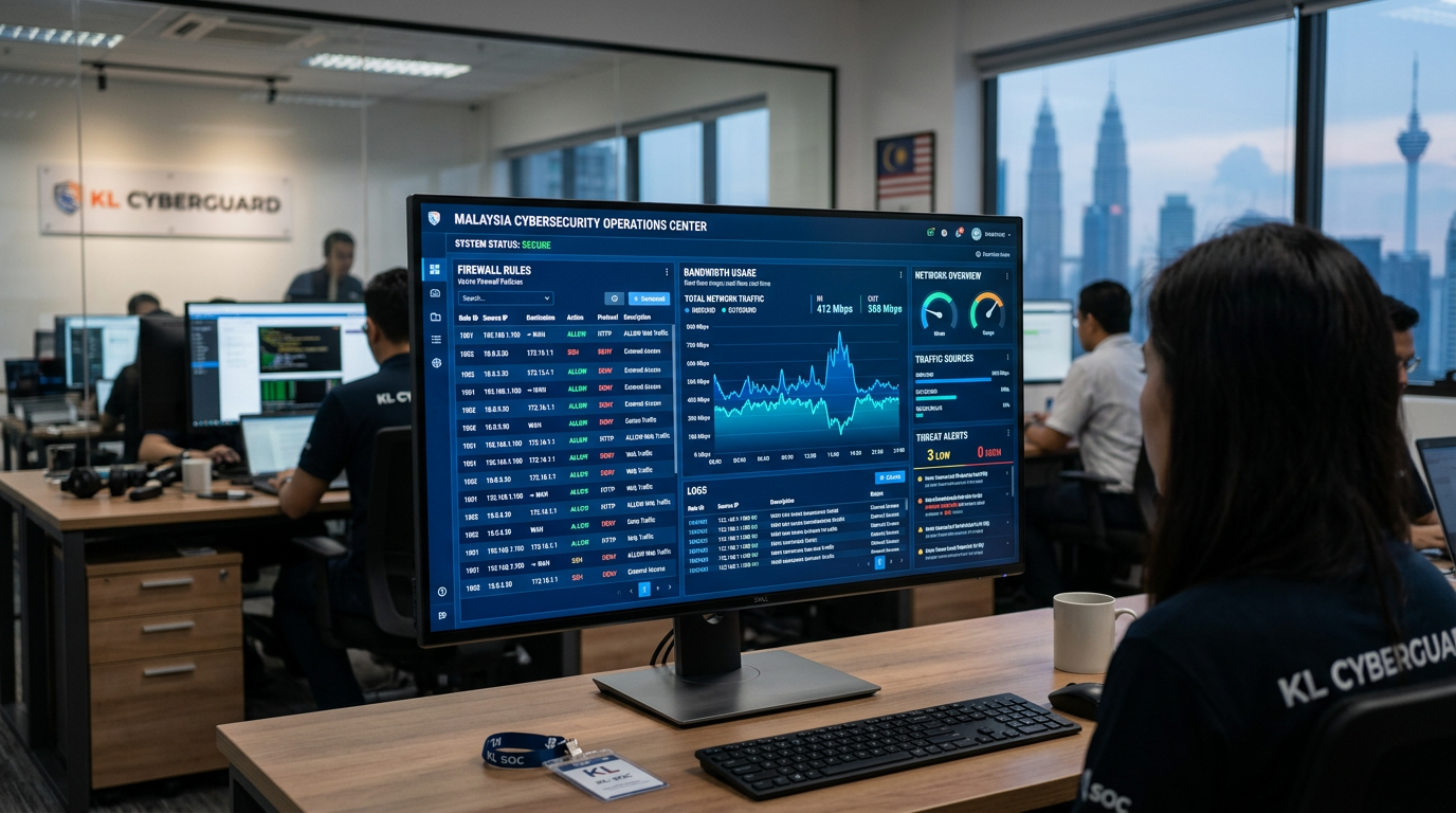 WinBox — Papan Pemuka Keselamatan dan Firewall