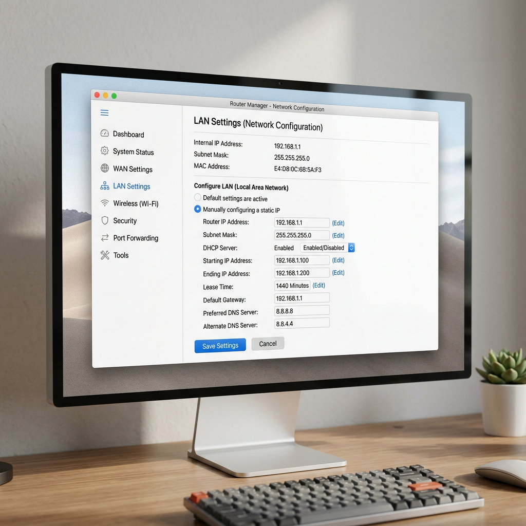 WinBox — Antara Muka Tetapan IP Rangkaian